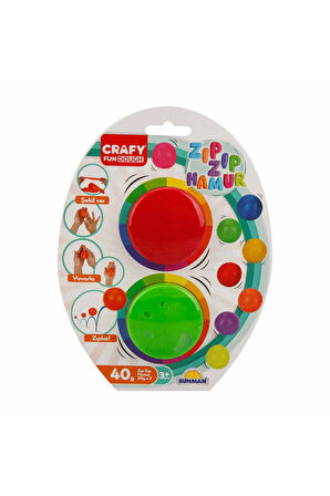 Kız Çocuk Oyuncak Erkek Çocuk Oyuncak 2'li Zıp Zıp Oyun Hamuru 40 gr Eğitici Oyuncaklar