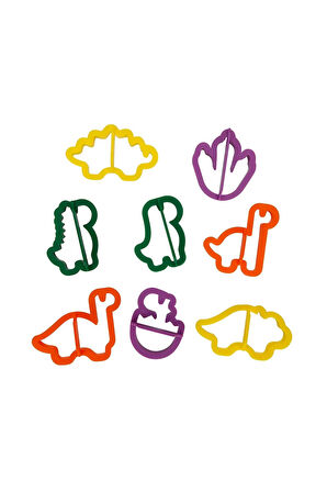 Kız Çocuk Oyuncak Erkek Çocuk Oyuncak 8’li Oyun Hamuru Kalıp Seti Dinozorlar Eğitici Oyuncaklar