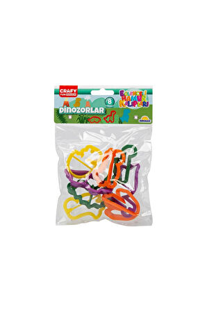 Kız Çocuk Oyuncak Erkek Çocuk Oyuncak 8’li Oyun Hamuru Kalıp Seti Dinozorlar Eğitici Oyuncaklar