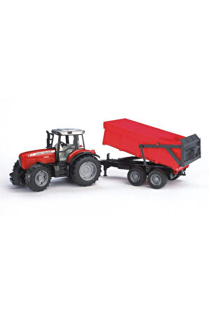 Kız Çocuk Oyuncak Erkek Çocuk Oyuncak Massey Ferguson 7480 Traktör Ve Römork Eğitici Oyuncaklar