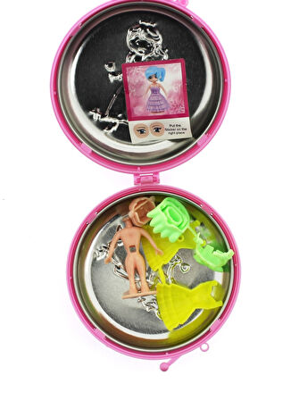 Eğitici Oyuncak Prenses Pembe Metal Cüzdan Kız Erkek Çocuk Eğitici