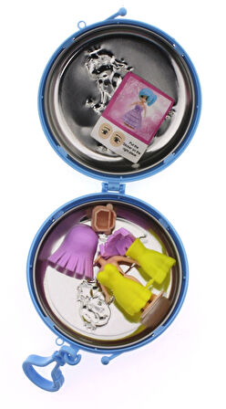 Öğretici Oyuncak Prenses Mavi Metal Cüzdan Kız Erkek Çocuk Eğitici