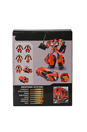 Kız Çocuk Oyuncak Erkek Çocuk Oyuncak LJ1654 Metal Dönüşebilen Robot -Gepettoys Eğitici Oyuncaklar