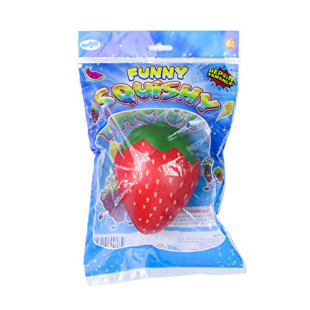 Eğlenceli Oyuncak Squishy Çilek Kız Erkek Çocuk Eğitici