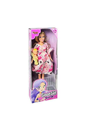Öğretici Eğitici Oyuncaklar WG-115153 Hamile Bebek 29cm Kız Erkek Çocuk Oyuncak