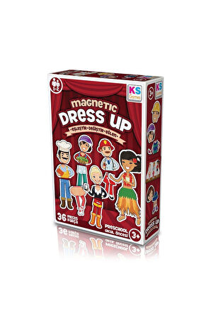Kız Çocuk Oyuncak Erkek Çocuk Oyuncak MD174 KS, Magnetic Dress Up - Eşleştira Eğitici Oyuncaklar