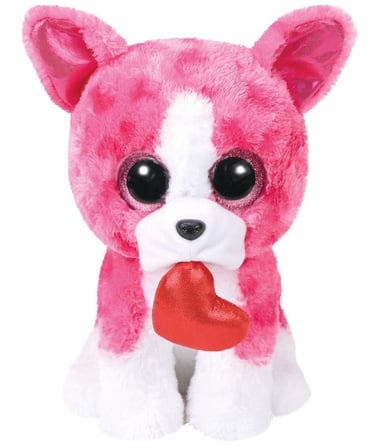 Eğlenceli Oyuncak Ty Beanie Boo´s Pembe Köpek Romeo Peluş 25cm Kız Erkek Çocuk Eğitici Eğitici Oyu