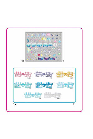Kız Çocuk Oyuncak Erkek Çocuk Oyuncak 35060 AquaBeads Sihirli Atlar ve Yıldızlar - Yedek Tırnak Pake