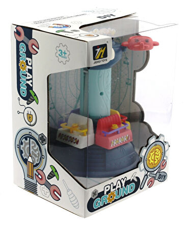 Eğlenceli Oyuncak Sök Tak Kule Lacivert Lunapark Eğlencesi Kız Erkek Çocuk Eğitici