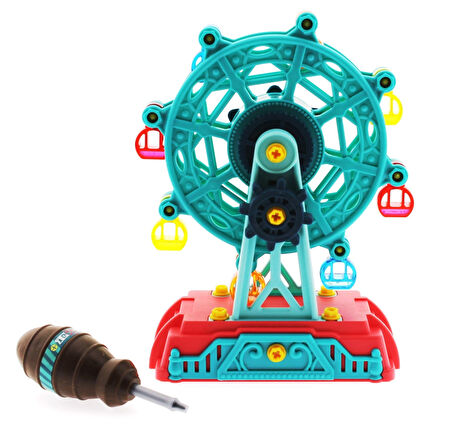 Eğitici Oyuncak Sök Tak Dönme Dolap Yeşil Lunapark Eğlencesi Kız Erkek Çocuk Eğitici Eğitici Oyu