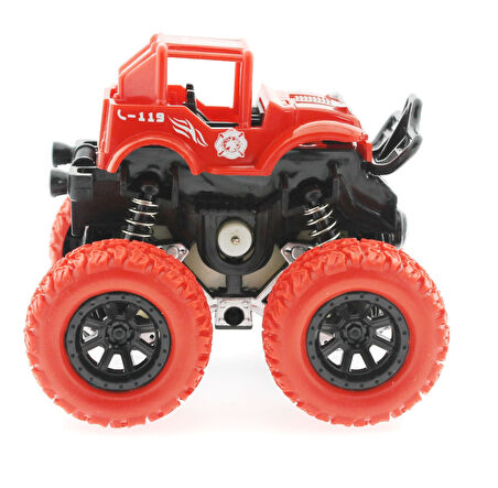 Kız Erkek Çocuk Oyuncak Sürtmeli itfaiye Akrobat Araba 119 Kız Erkek Çocuk Eğitici