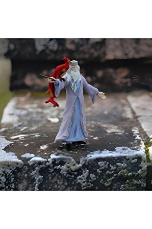Kız Çocuk Oyuncak Erkek Çocuk Oyuncak Schleich Albus Dumbledore Fawkes 42637 Eğitici Oyuncaklar