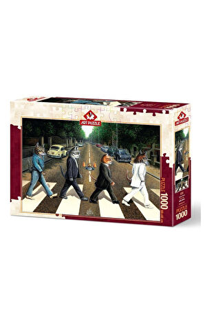 Kız Çocuk Oyuncak Erkek Çocuk Oyuncak 5193 Art Puzzle Kedi Yolu 1000 Parça Puzzle Eğitici Oyuncaklar