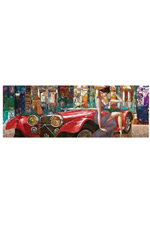 Kız Çocuk Oyuncak Erkek Çocuk Oyuncak 4647 Art Puzzle Akşama Davet 1000 Parça Panorama Puzzle Eğitic