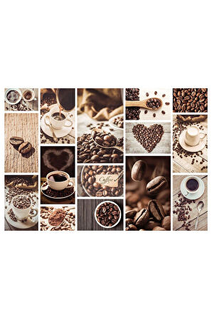 Kız Çocuk Oyuncak Erkek Çocuk Oyuncak 5233 Kahve Çekirdekleri 1000 Parça - Art Puzzle Eğitici Oyunca