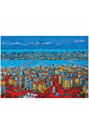 Kız Çocuk Oyuncak Erkek Çocuk Oyuncak 5234 Bir İstanbul Masalı 1000 Parça - Art Puzzle Eğitici Oyunc