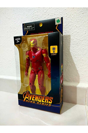 Eğitici Öğretici Çocuk Oyuncaklar Ironman Avengers Titan Hero Series 18Cm Işıklı Figür