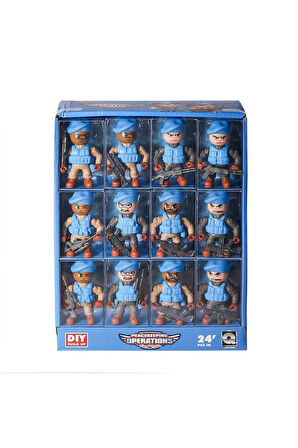 Kız Çocuk Oyuncak Erkek Çocuk Oyuncak 8910-D51 Mavi Bere Komando Askerler AVİ BERE KOMANDO ASKERLER