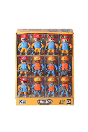 Kız Çocuk Oyuncak Erkek Çocuk Oyuncak 8910-D61 Şehrin İnşaat Gücü Adamlar -1adet fiyatıdır Eğitici O