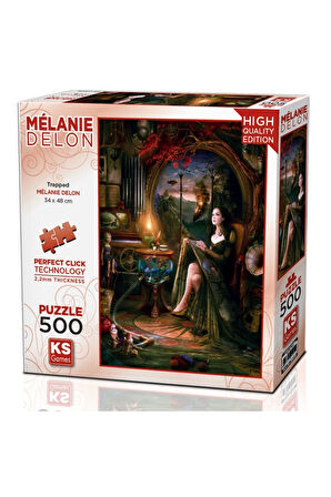 Kız Çocuk Oyuncak Erkek Çocuk Oyuncak KS Games Trapped Puzzle 500 Parça 20049 Eğitici Oyuncaklar