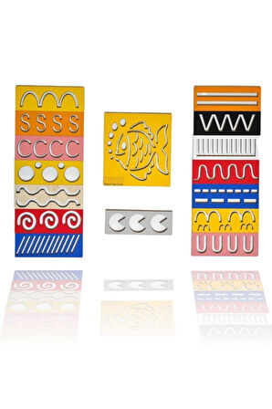 Eğitici Öğretici Çocuk Oyuncaklar Çiziyorum Öğreniyorum Montessori Ahşap Oyun Ve Eğitim Seti