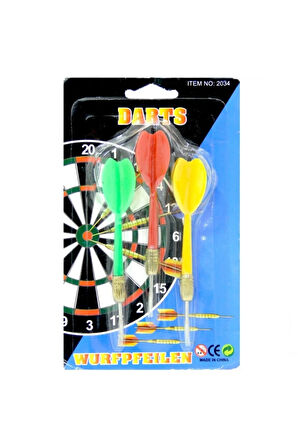 Dart Oku 3 Lü Yedek Dart Ucu Metal Uçlu Dart Iğnesi
