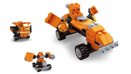 Kız Erkek Çocuk Oyuncak Ausini Titan Uzaylı Savaşçı -1 Strong Shield 56 Parça Kız Erkek Çocuk Eğitici Eğ