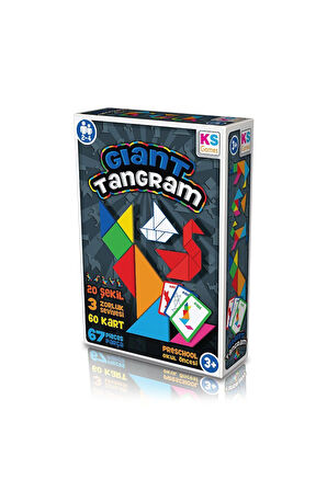 Kız Çocuk Oyuncak Erkek Çocuk Oyuncak GT239 KS, Giant Tangram Eğitici Oyuncaklar