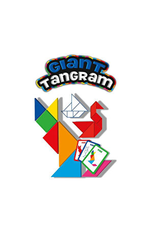 Kız Çocuk Oyuncak Erkek Çocuk Oyuncak GT239 KS, Giant Tangram Eğitici Oyuncaklar
