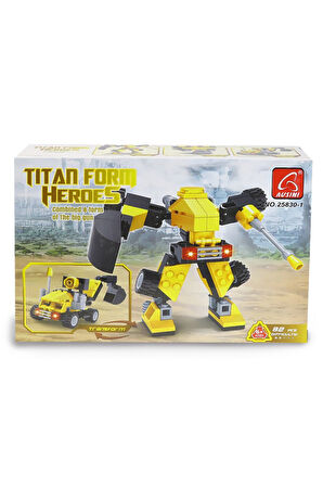 Kız Çocuk Oyuncak Erkek Çocuk Oyuncak Ausini Titan Heroes Hercules-1 82 Parça Eğitici Oyuncaklar