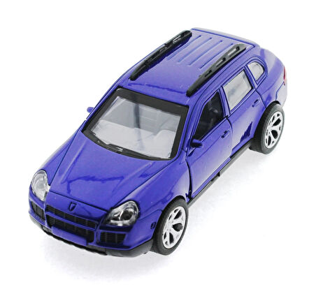 Eğlenceli Oyuncak Çek Bırak Porsche Benzeri Lacivert Metal Araba Kız Erkek Çocuk Eğitici Eğitici O