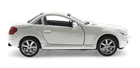 Eğitici Oyuncak Çek Bırak Mercedes Benzeri Beyaz Metal Araba Kız Erkek Çocuk Eğitici Eğitici Oyu