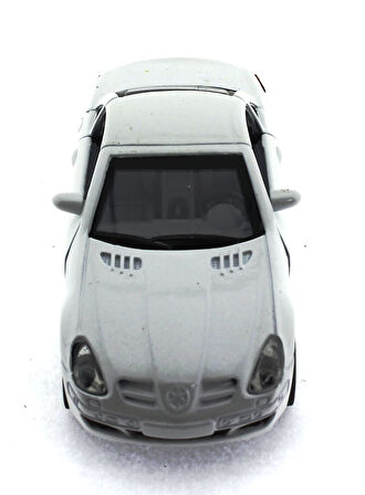 Eğitici Oyuncak Çek Bırak Mercedes Benzeri Beyaz Metal Araba Kız Erkek Çocuk Eğitici Eğitici Oyu