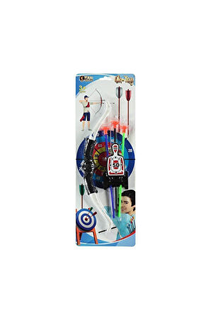 Eğitici Öğretici Çocuk Oyuncaklar E3051 Kartela Ok Yay Set -can