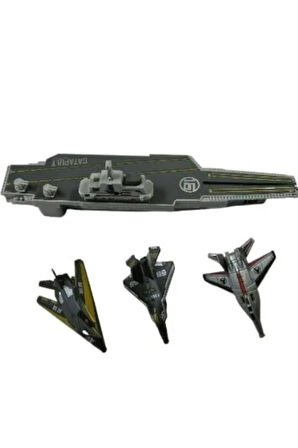 Kız Çocuk Oyuncak Erkek Çocuk Oyuncak Fırlatıcılı Uçak Gemisi Eğitici Oyuncaklar