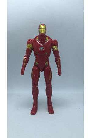 Eğitici Öğretici Çocuk Oyuncaklar Demir Adam Ironman 20Cm Işıklı Figür