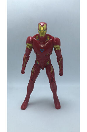 Eğitici Öğretici Çocuk Oyuncaklar Demir Adam Ironman 20Cm Işıklı Figür