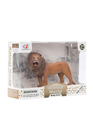 Kız Çocuk Oyuncak Erkek Çocuk Oyuncak Kutulu Model Figür Hayvan Aslan Eğitici Oyuncaklar