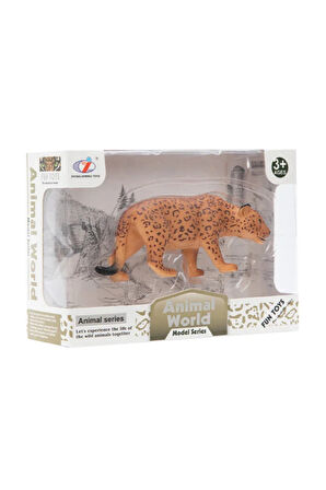 Kız Çocuk Oyuncak Erkek Çocuk Oyuncak Kutulu Model Figür Hayvan Kurt Leopar Eğitici Oyuncaklar