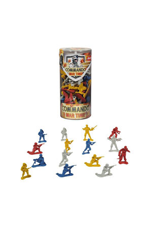 Kız Çocuk Oyuncak Erkek Çocuk Oyuncak ERN-823 Tos Küçük Asker Seti - Eren Oyuncak Eğitici Oy