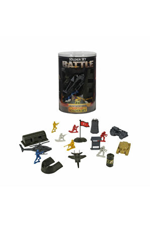 Kız Çocuk Oyuncak Erkek Çocuk Oyuncak ERN-824 Heroes Toys Büyük Asker Seti Eğitici Oyuncaklar