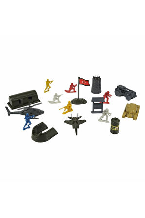 Kız Çocuk Oyuncak Erkek Çocuk Oyuncak ERN-824 Heroes Toys Büyük Asker Seti Eğitici Oyuncaklar