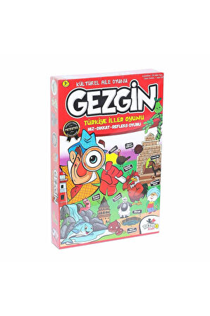 Kız Çocuk Oyuncak Erkek Çocuk Oyuncak 2290 Gezgin Türkiye İller Oyunu Eğitici Oyuncaklar