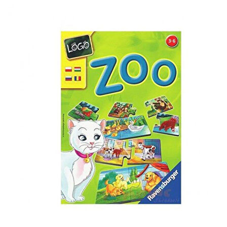 Kız Erkek Çocuk Oyuncak 243600 Ravensburger, Logo ZOO / 3-6 yaş Kız Erkek Çocuk Eğiticil
