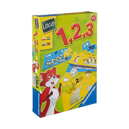 Öğretici Oyuncak 243709 Ravensburger, Logo 1,2,3 / 3-6 yaş Kız Erkek Çocuk Eğitici Eğitici Oyunca