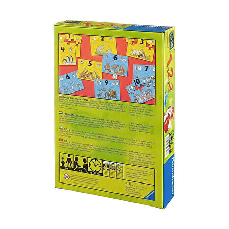 Öğretici Oyuncak 243709 Ravensburger, Logo 1,2,3 / 3-6 yaş Kız Erkek Çocuk Eğitici Eğitici Oyunca