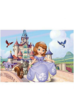 Kız Çocuk Oyuncak Erkek Çocuk Oyuncak 100 Parça Sofia Puzzle Eğitici Oyuncaklar