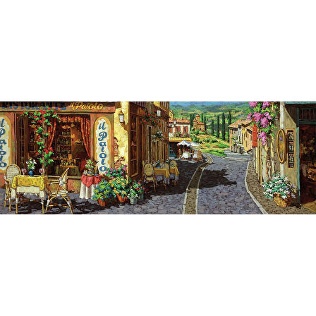 Kız Erkek Çocuk Oyuncak 21006 Puzzle 1000/PANOROMİK RİSTOTANT PUZZLE 1000 PARÇA Kız Erkek Çocuk Eğitici
