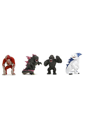 Kız Çocuk Oyuncak Erkek Çocuk Oyuncak Jada Godzilla 4'lü Figür Eğitici Oyuncaklar