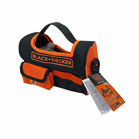 Eğlenceli Oyuncak 7600360142 Smoby, Black+Decker Kumaş Alet Çantası / 3-8 yaş Kız Erkek Çocuk Eğitici